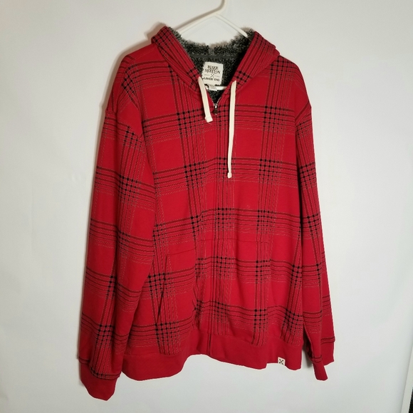 Lands' End X Blake Shelton Mens XXL Sherpa Fleece Lined Knit